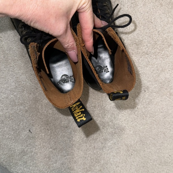 Dr. Martin Leona black platform boots size 7 - Picture 5 of 12